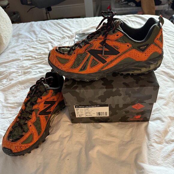 New Balance x Joe Freshgoods 610 "Lil Swamps" (Orange/Green/Black) in Size 11 - Picture 2 of 4